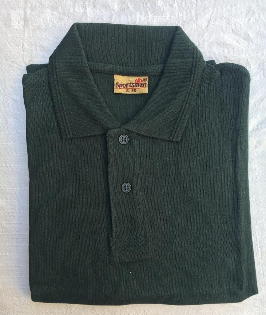 Sportsman Polo neck T-Shirt supplier - 230 Gsm - Olive Green