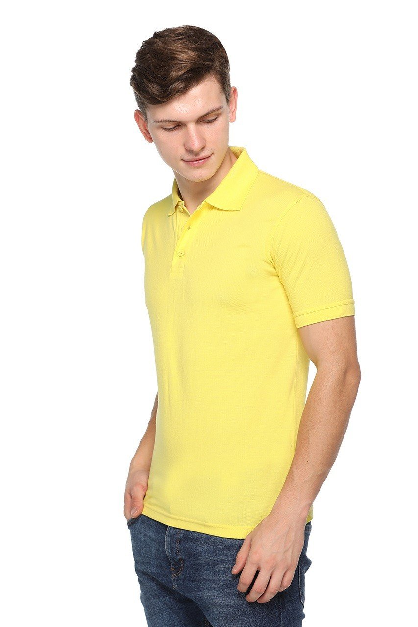 Titlis Yellow Polo t shirt